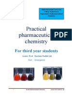 Practical Pharmaceutical Chemistry: For Third Year Students