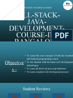 Full Stack Java Development Course 