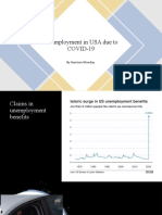 Unemployment in USA Due To COVID-19