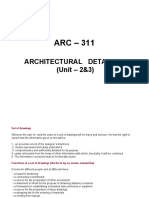 Architectural Detailing (Unit - 2&3)
