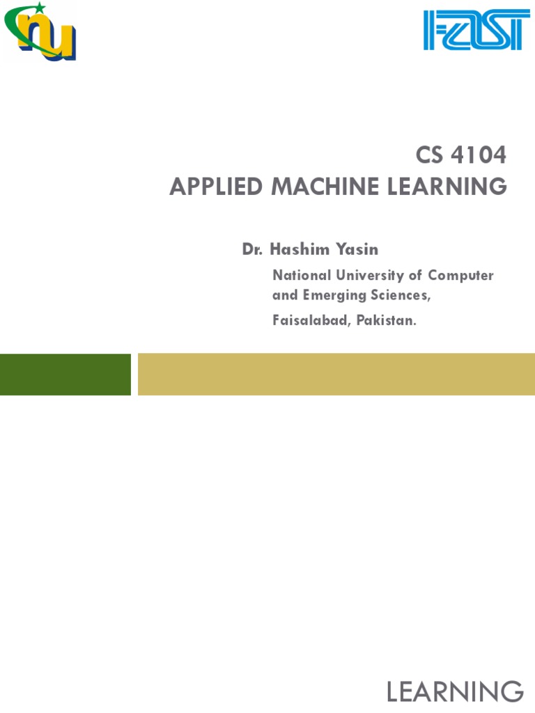 02-Regression-I Machine Learning | PDF | Machine Learning | Statistical ...