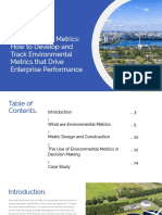 Environmental Metrics Guide