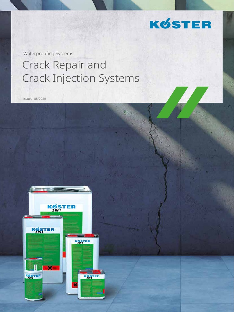 Crack Repair and Crack Injection Systems | PDF | Concrete | Stress ...