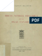 Blanco, Joaquín - Breve Noticia Histórica de Las Islas CAnarias