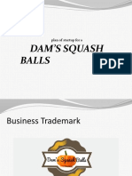 Dam'S Squash Balls: Plan of Startup For A