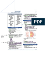 Renal Physiology I