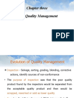 Chapter Three Total Quality Management