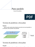 Paralelism Teoreme + Problema