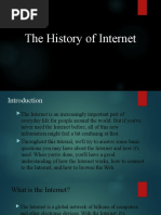 The History of Internet 