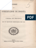 1849-Informa Del Gobernador de Bogotá 1849