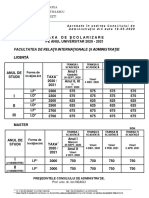 Taxe scolare FRIA 2020-2021