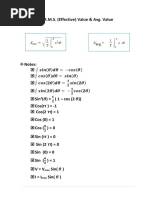 R.M.S. (Effective) Value & Avg. Value