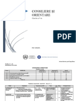 Planificare Dirigentie Clasa A 5 A B