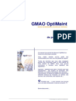 GMAO OptiMaint - Manuel de Prise en Main