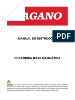 MANUAL DA MAQUINA FURADEIRA BASE MAGNETICA,