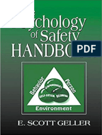 The Psychology of Safety Handbook by E. Scott Geller