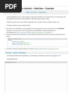 Android Webview Example