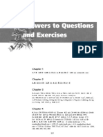 Answers To Questions: and Exercises