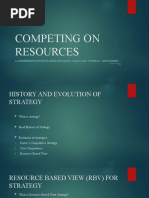 COMPETING ON  RESOURCES