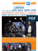 Revista PP GRIÑÓN #13. Noviembre 2010 Baja para Envíos Correo