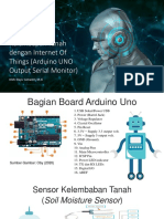 Monitoring Kelembapan Tanah Dengan Internet of Things (Arduino UNO Output Serial Monitor) - Dikonversi