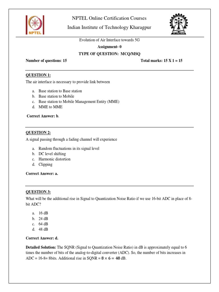 NPTEL Online Certification Courses Indian Institute of Technology Kharagpur Download Free PDF