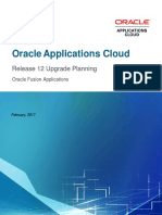 Oracle Cloud Applications R12 Upgrade Planning
