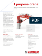 Datasheet MacGregor General Purpose Crane - Original - 33371 - 2