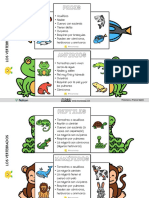 Animales Vertebrados Material Plegable Recursosep
