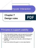 Human Computer Interaction: Design Rules