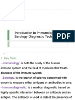 Introduction To Immunology and Serology Diagnostic Techniques