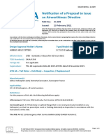 Notification of A Proposal To Issue An Airworthiness Directive