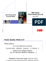 ABB Taiwan Power Quality 電力品質: Jame Huang 黃昭明 Front End Sales