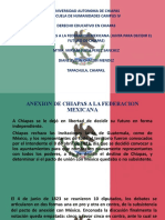 Anexion de Chiapas a Mexico