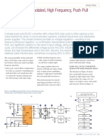 Design high frequency push-pull DC/DC converter