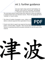 Guidance on structuring assignment report with literature sources and data