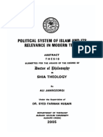 Political Systems of Islam in Modern Times