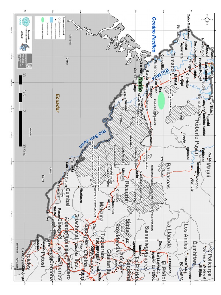 Mapa de Resguardos Indígenas Nariño | PDF
