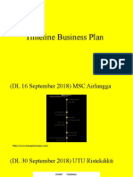 Business Plan Timeline