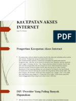 Kecepatan Akses Internet