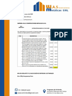 Cotizacion de Puertas Metalicas