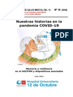 Cuadernos Salud Mental Del 12 No 18 - Nuestras Historias en La Pandemia 0