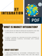 Market Integration: The Contemporary World