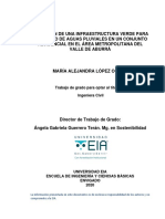 Selección de Una Infraestructura Verde Para El Manejo de Aguas Pluviales en Un Conjunto Residencial Del Área Metropolitana Del Valle de Aburrá