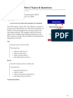 Ieltsliz.com-IELTS Speaking Part 2 Topics Questions