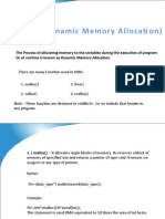 DMA (Dynamic Memory Allocati On)