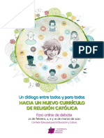 Programa Foro Online Religión Católica 2021