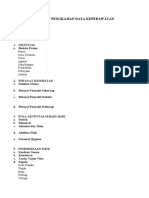 Format Pengkajian Data Keperawatan