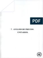 Analisis de Precios Unitarios