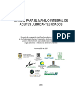 Manual Para El Manejo de Aceites Lubricados